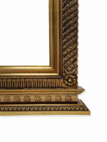 Ayatul Kursi Metal Plate - Vintage Gold Frame - Image 3